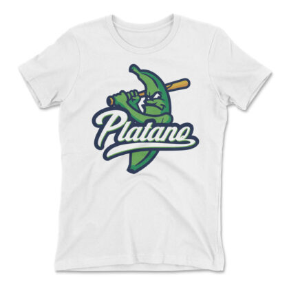 Platano Baseball Camiseta Ladies T Shirt